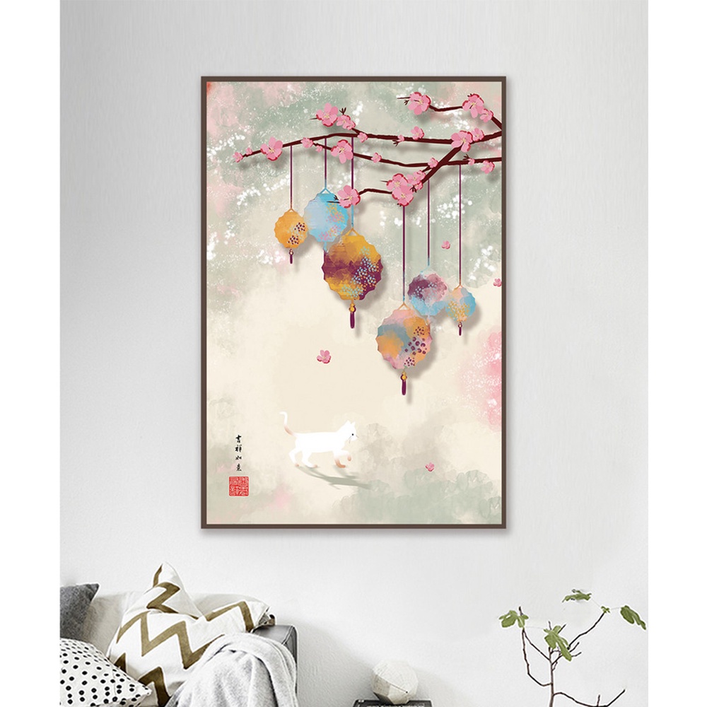 In hình ép gỗ Laminate TRANH TRUNG QUỐC - Mẫu 19 (1 HCN 40x60, 50x75, 60x90). In ảnh theo yêu cầu