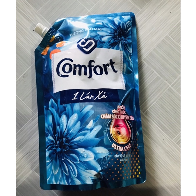 Nước xả vải Comfort Một lần xả Hương ban mai túi1,2 lít
