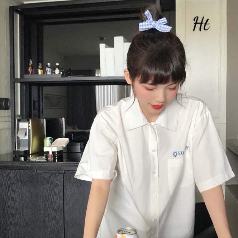 Áo sơ mi sunday hoa cộc tay H2U954