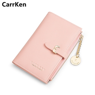 Ví gấp carrken gxz13-2 màu trơn phong cách hàn quốc