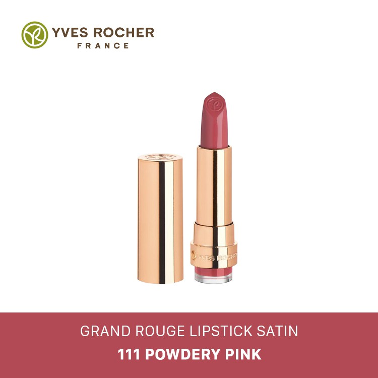 Son Lì Yves Rocher Grand Rouge Lipstick Satin 111 Powdery Pink - 3,7g