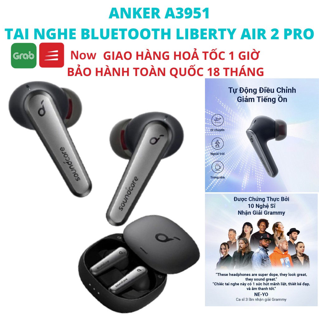 Tai nghe bluetooth ANKER A3951 TWS SoundCore Liberty Air 2 Pro ANC Chống ồn chủ động