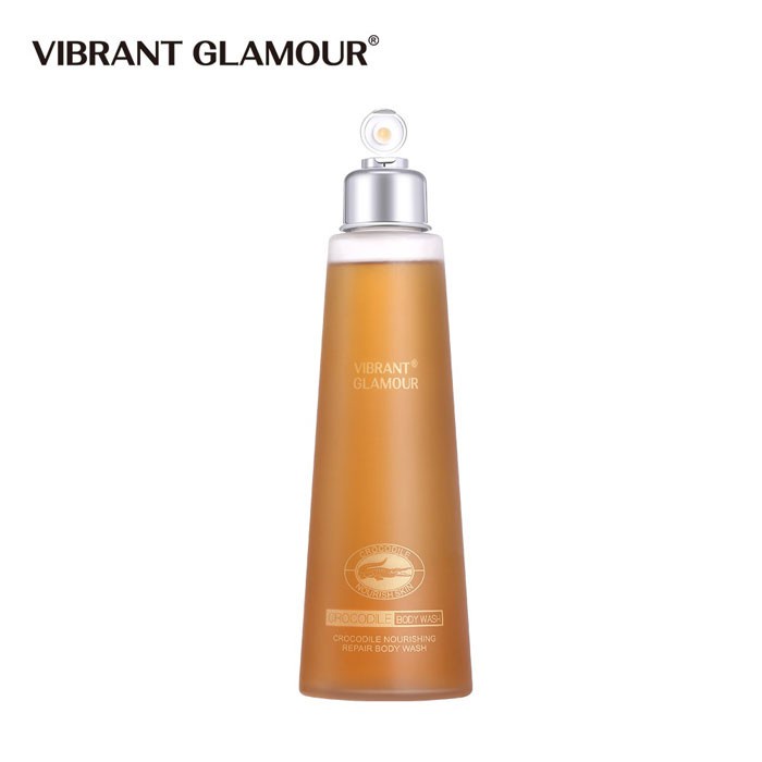 VIBRANT GLAMOUR Sữa tắm dưỡng da [FREESHIP] Làm Sáng Da Dưỡng Ẩm Chiết Xuất Cá Sấu 200ml