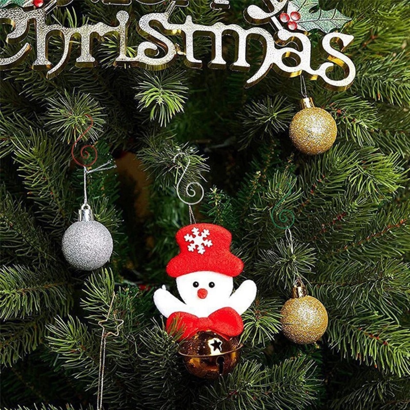 Set 20 Móc Treo Đồ Hình Chữ S Bằng Kim Loại Đa Năng Trang Trí Cây Thông Giáng Sinh Giá Đỡ