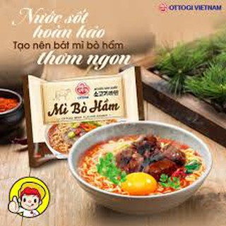 Mì bò hầm ottogi lốc 8 gói x 120g