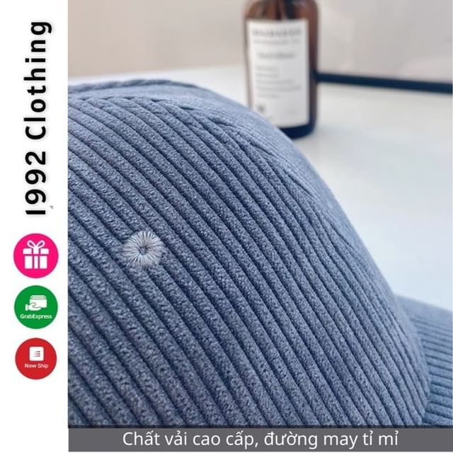 Mũ lưỡi trai nam nữ  Nón Kết nhung trơn thời trang cao cấp Unisex Hàn Quốc đẹp - 1992 clothing