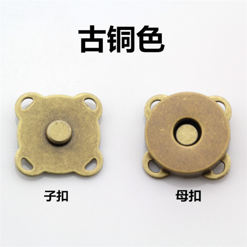 10 Nút Nam Châm Hình Hoa Mận Bằng Kim Loại Cho Túi Xách