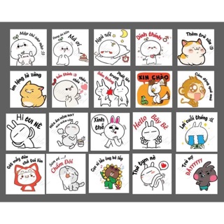 Tem dán chai sticker