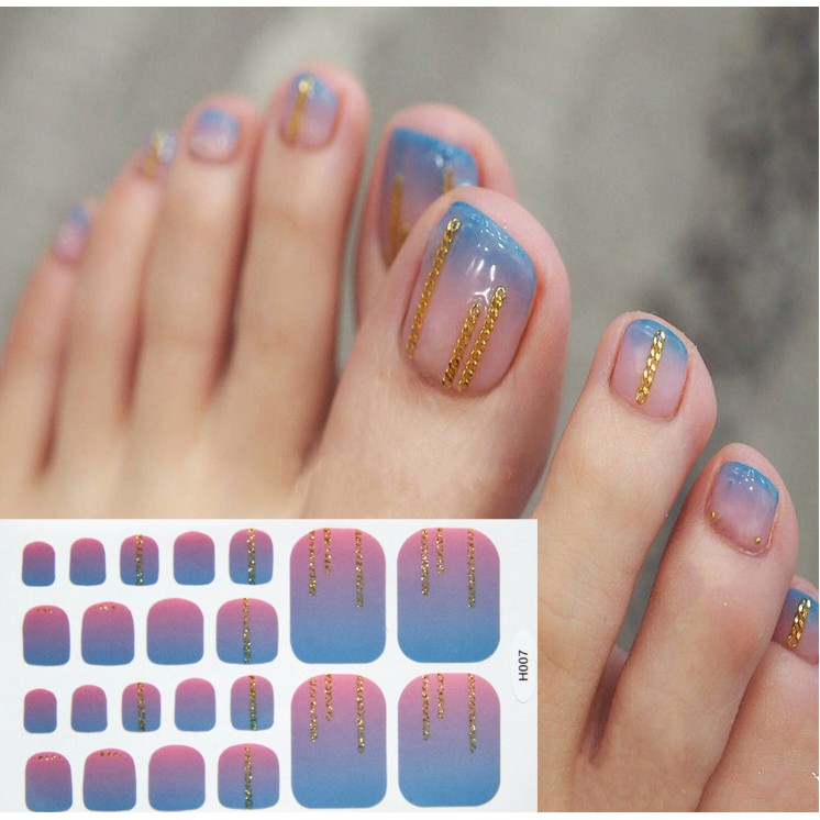 Bộ Miếng Dán Móng Toàn Diện Dễ Thương