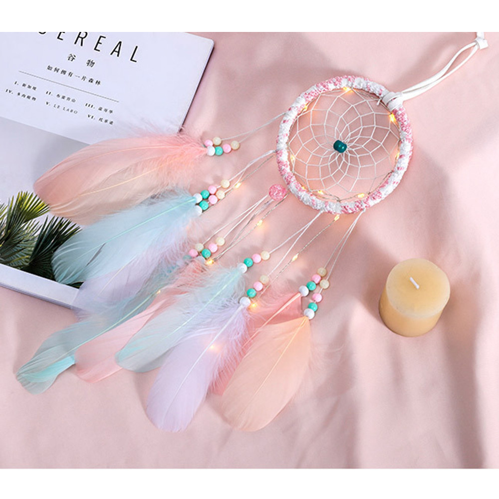 1 Dream Catcher Gắn Đèn Led Trang Trí