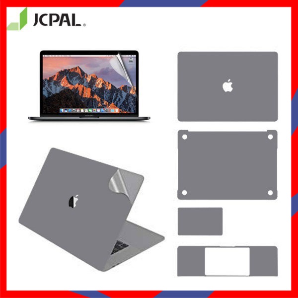 Bộ Dán Bảo Vệ Macbook JCPAL Macguard 5 in 1 Nhiều Màu Lựa Chọn (Tặng Kèm Phủ Phím)