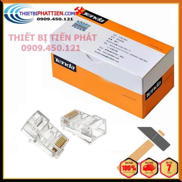 FREESHIP Đầu Mạng, Cos Mạng RJ45 TENDA Chính Hãng