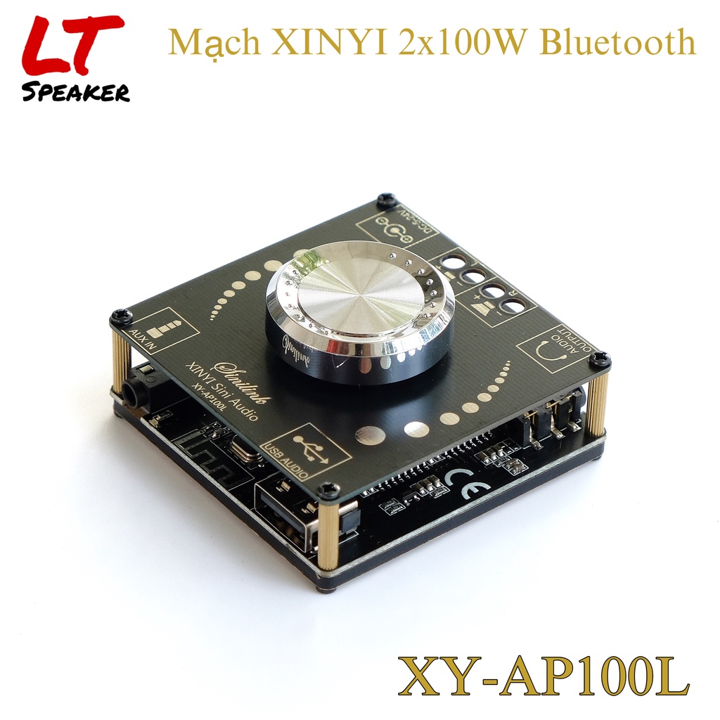 Mạch khuếch đại âm thanh XY-AP100L 2x100W Bluetooth 5.0 Chính hãng Sinilink