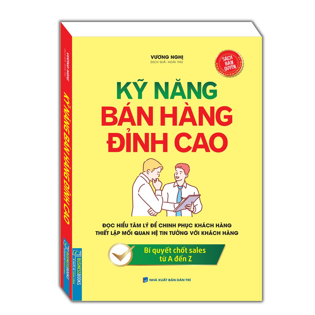 Sách - Businessbooks - Kỹ Năng Bán Hàng Đỉnh Cao