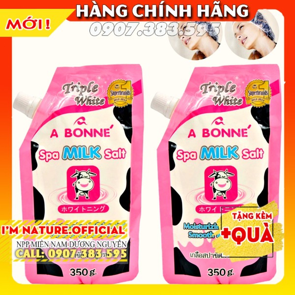 Muối Tắm Sữa Bò Tẩy Tế Bào Chết A Bonne Spa Milk Salt Thái Lan 350gr