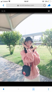 Sweater Ulzzang Hồng ( Ảnh thật ở cuối )