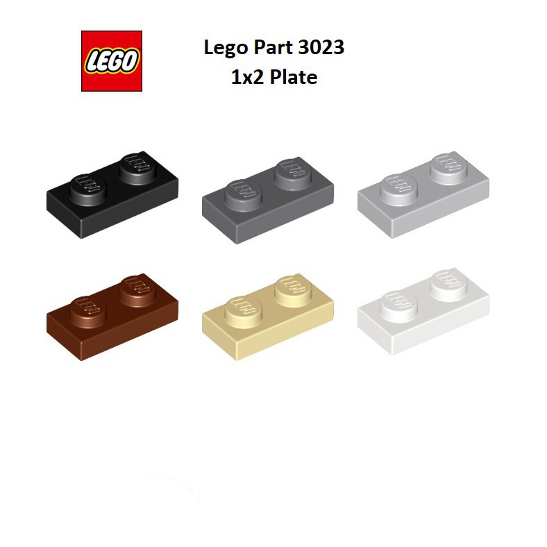 Gạch Lego 1 x 2 / Lego Part 3023: Plate 1 x 2