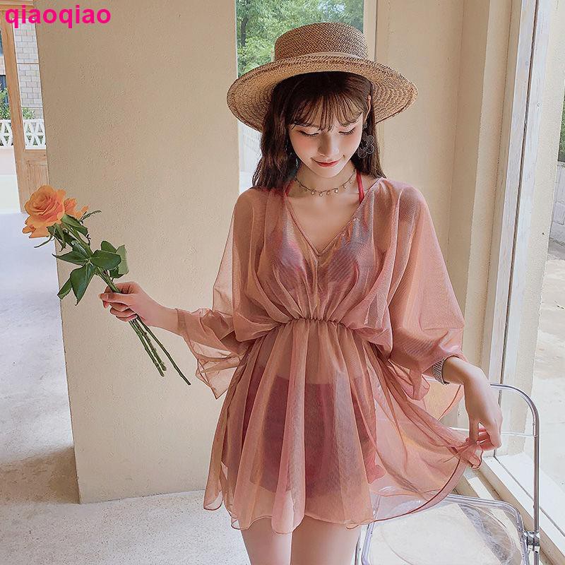 Bộ Bikini Kèm Áo Khoác Thời Trang Hàn Quốc 2019 Cho Nữ | BigBuy360 - bigbuy360.vn