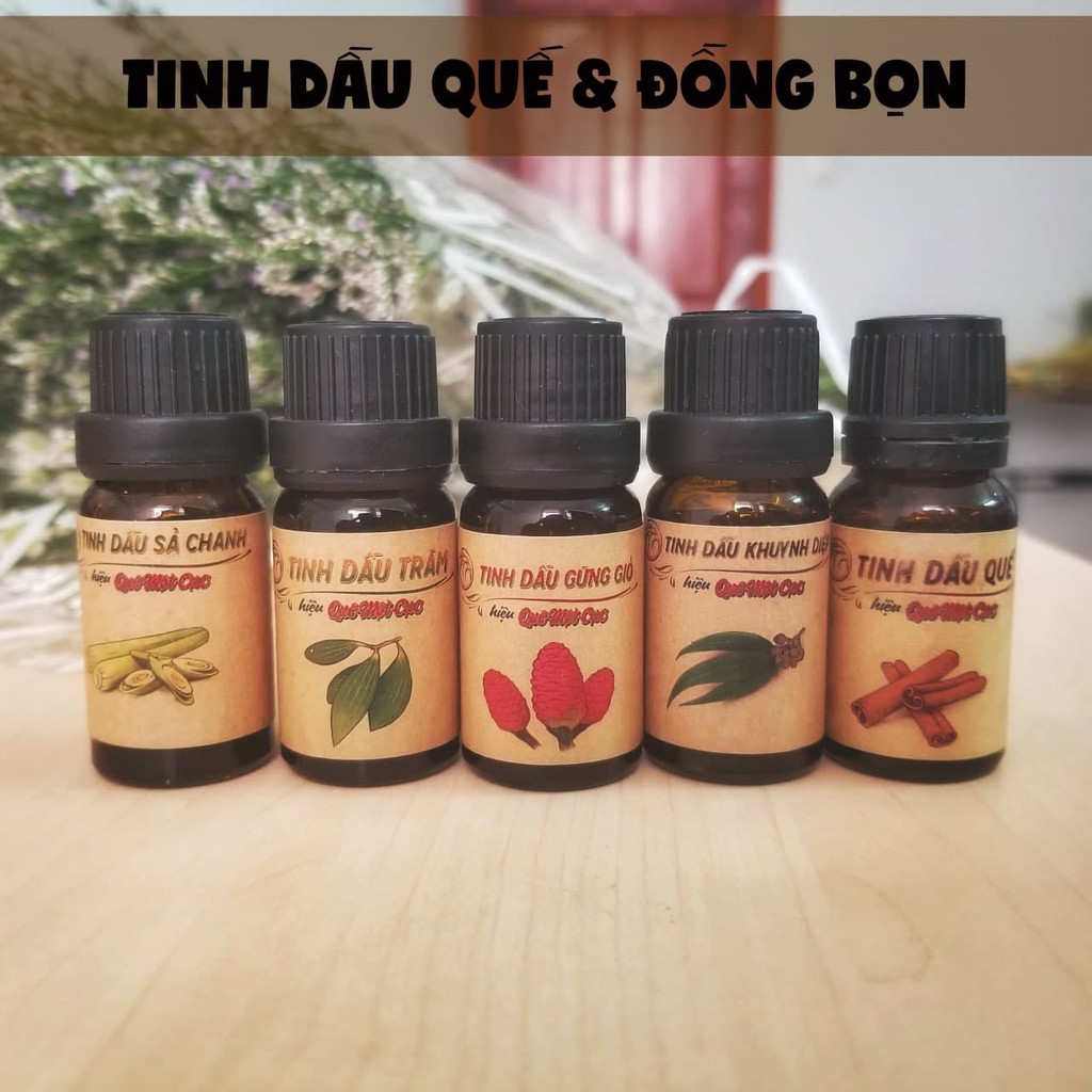 Tinh dầu quế [LOẠI XỊN], tinh dầu thơm phòng 100% nguyên chất, chiết tách đặc biệt QUÊ MỘT CỤC 10ml (handmade)