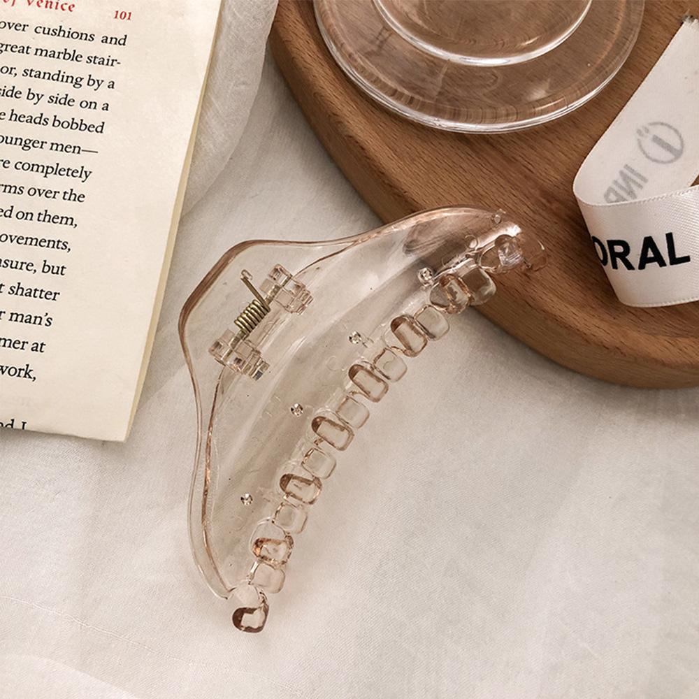 LILYES Kẹp Tóc Càng Cua Trong Suốt Phong Cách Hàn Quốc Cho Nữ