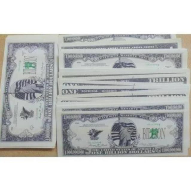 [SHOPEE TRỢ GIÁ] Combo 2 tờ tiền Kỷ niệm mệnh giá 1 Tỷ Đô hình tượng Nữ Thần Tự Do - Play Money.