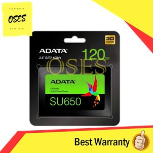 Thẻ nhớ Adata SSD SU 6502.5 inc SATA III 120GB