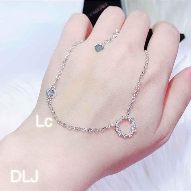 Lắc chân nữ bạc đẹp nhiều mẫu
