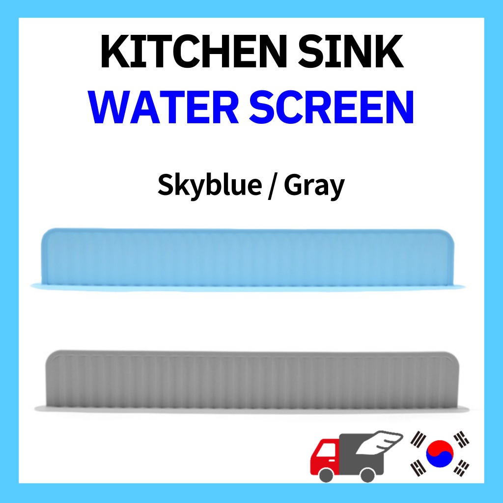 [Fox_Shop] Miri Sink Water Screen / Skyblue / Gray / Korea Miri / Kitchenware