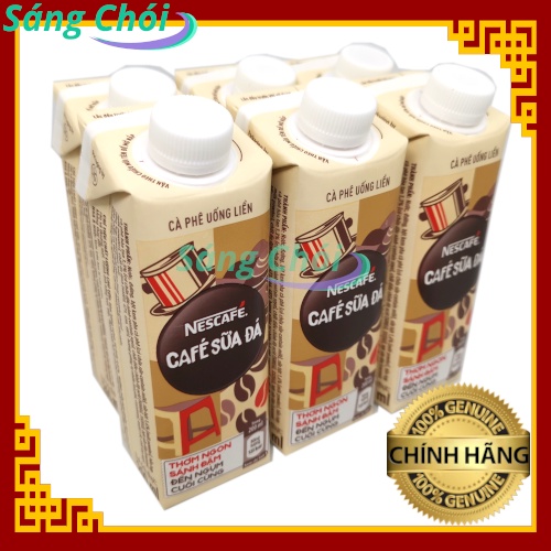 Cà Phê Sữa Đá NESCAFÉ Cà Phê Uống Liền - Nestlé Nescafe Nestle - Sáng Chói