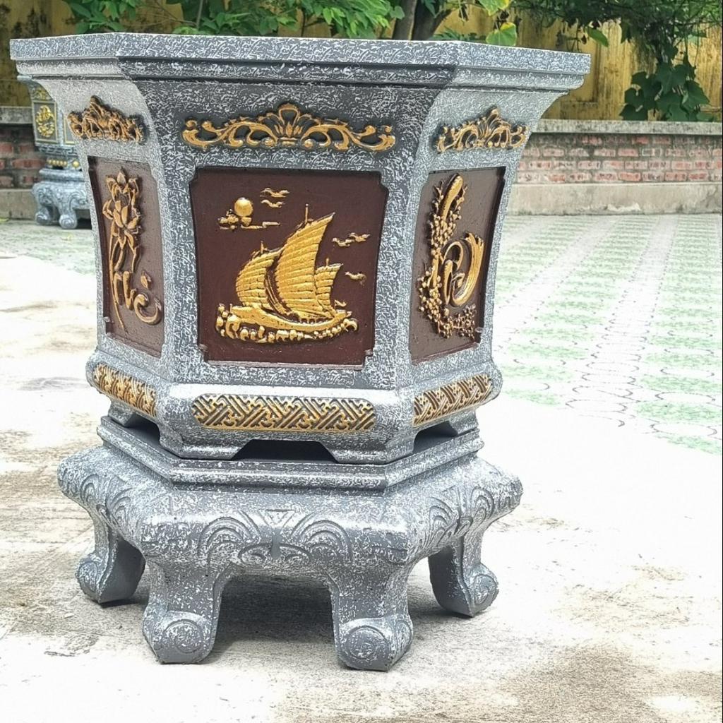 Khuôn đúc chậu cảnh Lục Giác 58