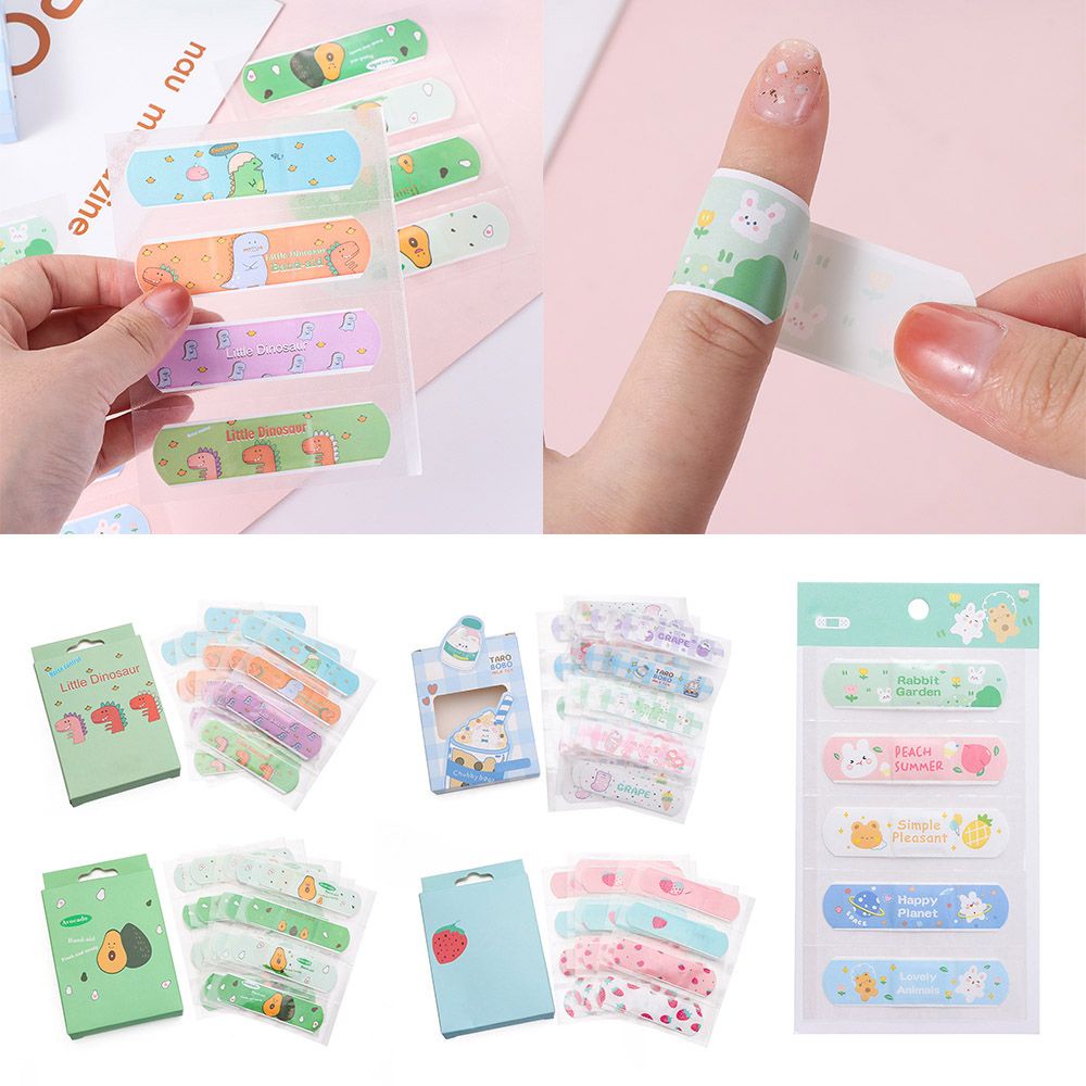 Bộ 20 băng cá nhân chống nước thoáng khí họa tiết hoạt hình độc đáo tùy chọn