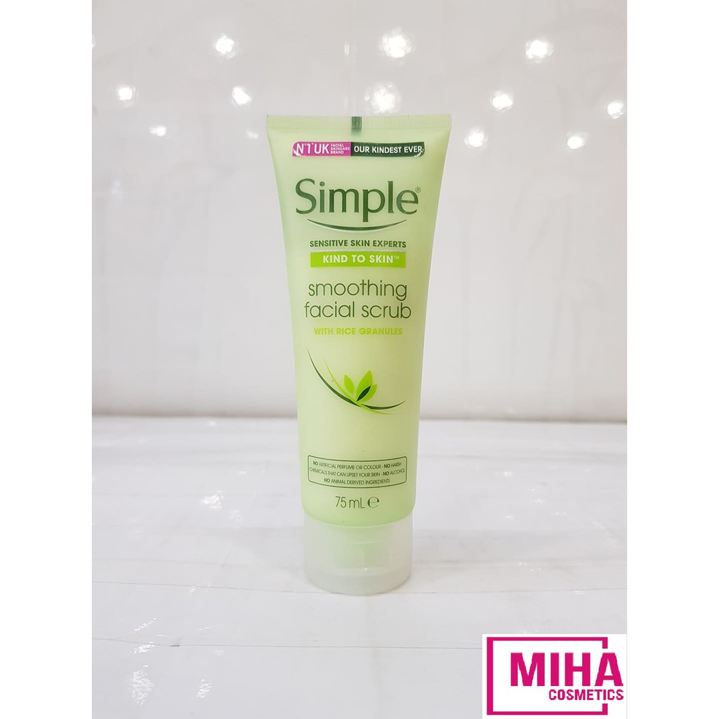 Tẩy Da Chết Da Mặt Simple Smoothing Facial Scrub 75ml