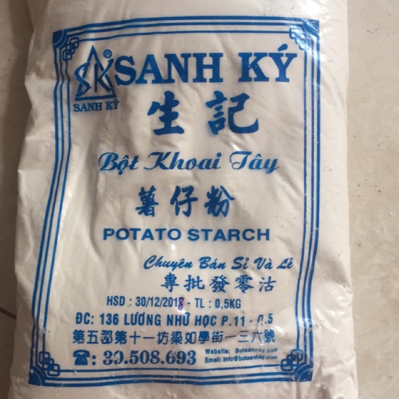 Bột khoai tây Sanh Ký 500gr