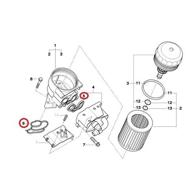 Vòng đệm 11427508970 cho BMW E46 E60N E81 E82