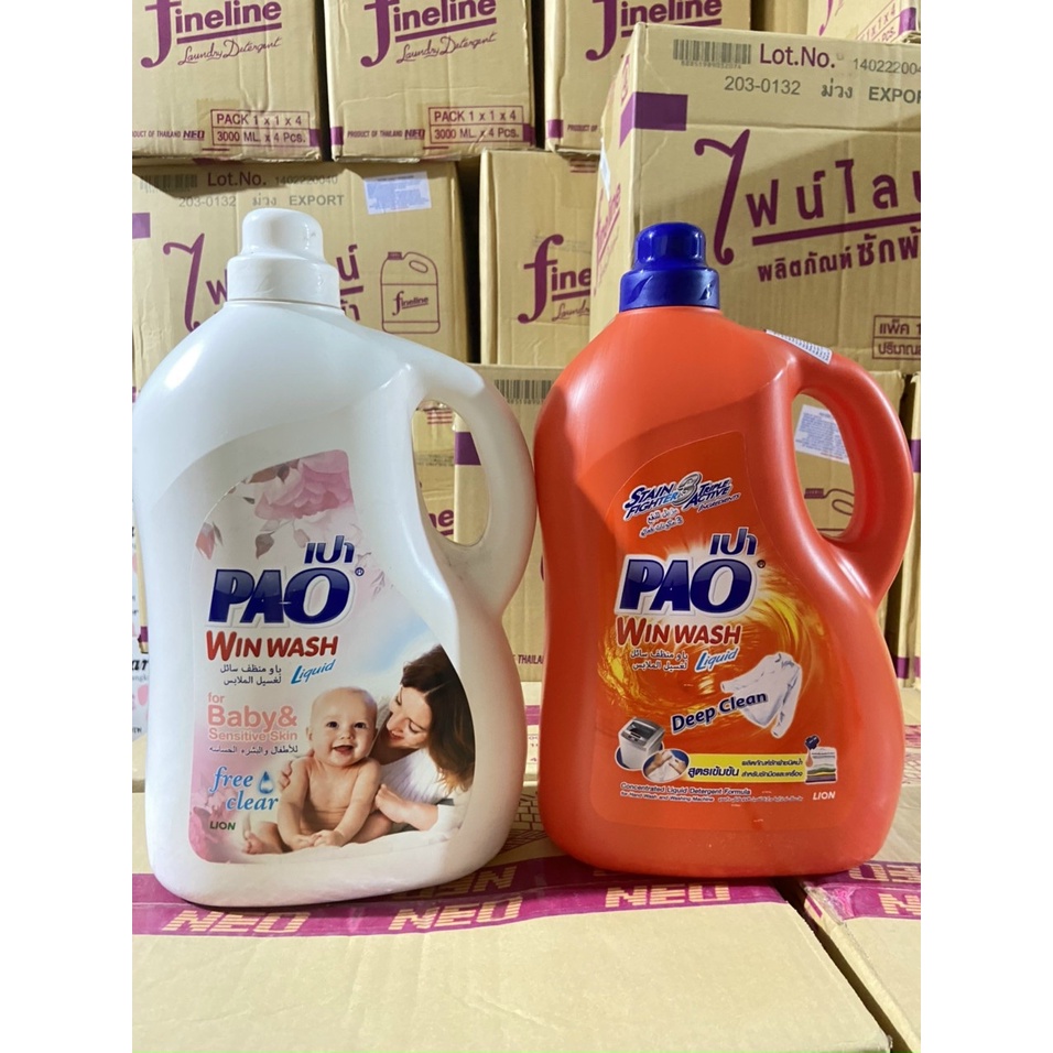 NƯỚC GIẶT XẢ ĐẬM ĐẶC PAO 3000ML THÁI LAN