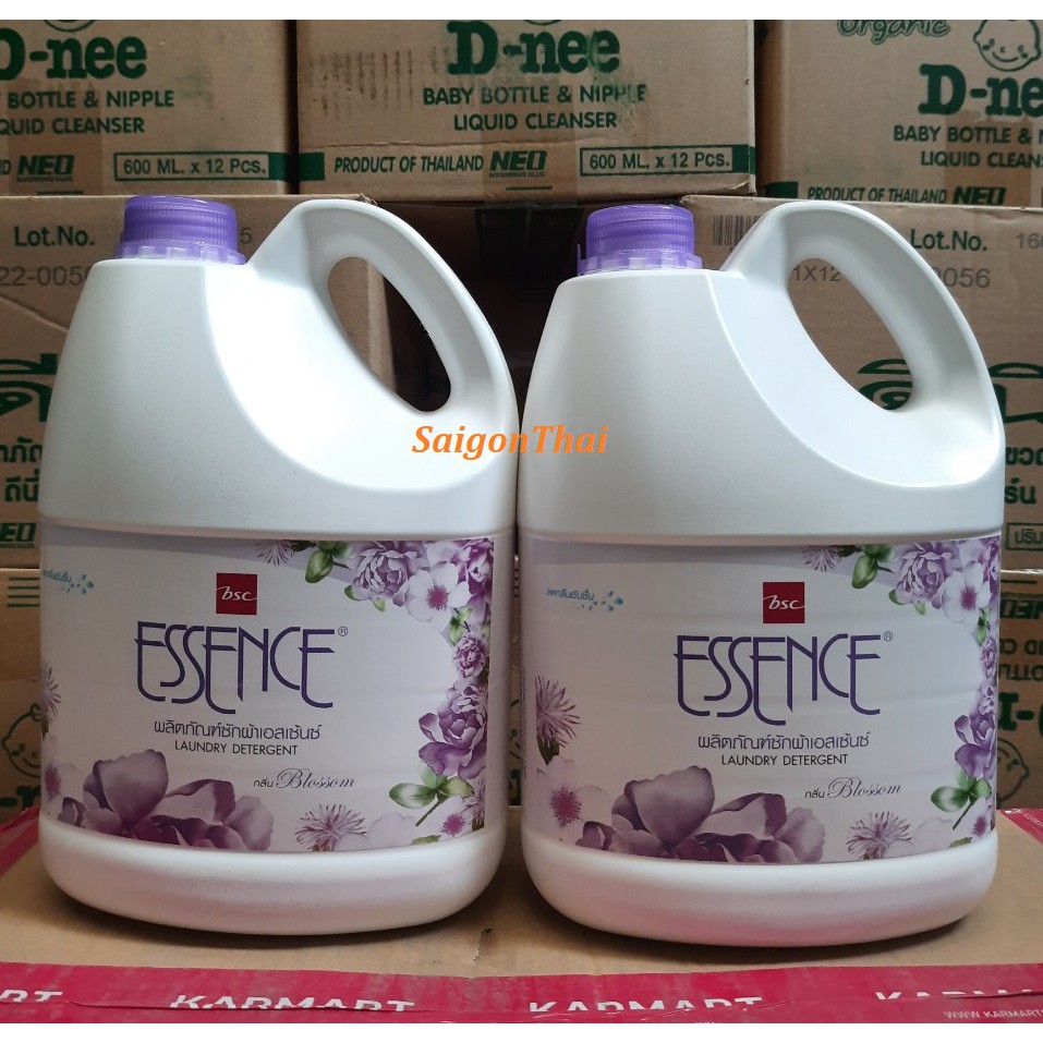 (SGT) Nước giặt đậm đặc Essence màu TÍM 3500 ml (can 3.5L)