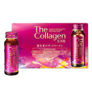 nước uống The Collagen ExR shiseido nhật bản. hỗ trợ đẹp da. hộp 10 chai 50ml