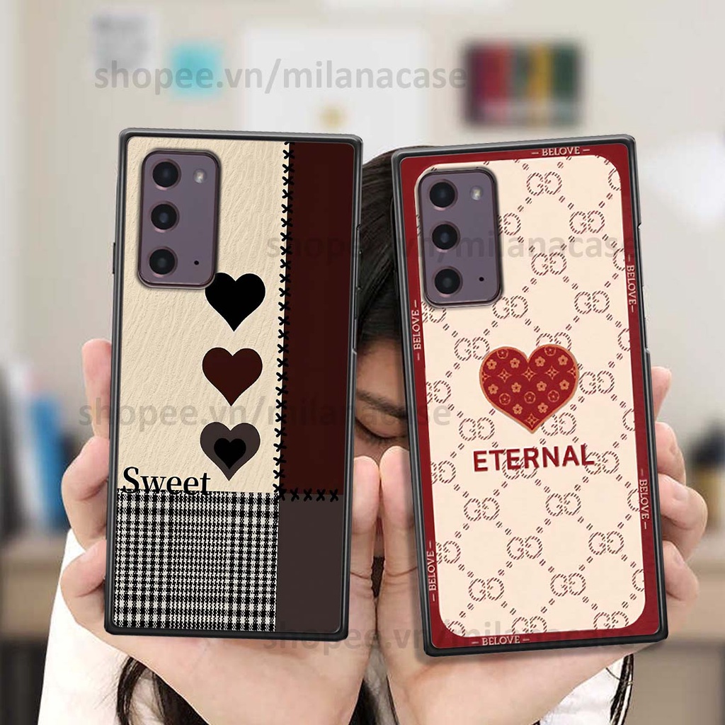 Ốp Samsung Note 20 hình trái tim be love tình yêu siêu đẹp, cá tính, thời trang