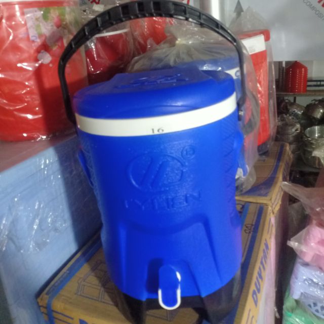 Bình đá giữ nhiệt có vòi nhựa Tý Liên loại 16L
