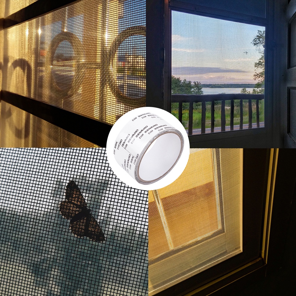 Băng Keo Lưới Tự Dính Dùng Sửa Chữa Cửa Sổ Chống Hư