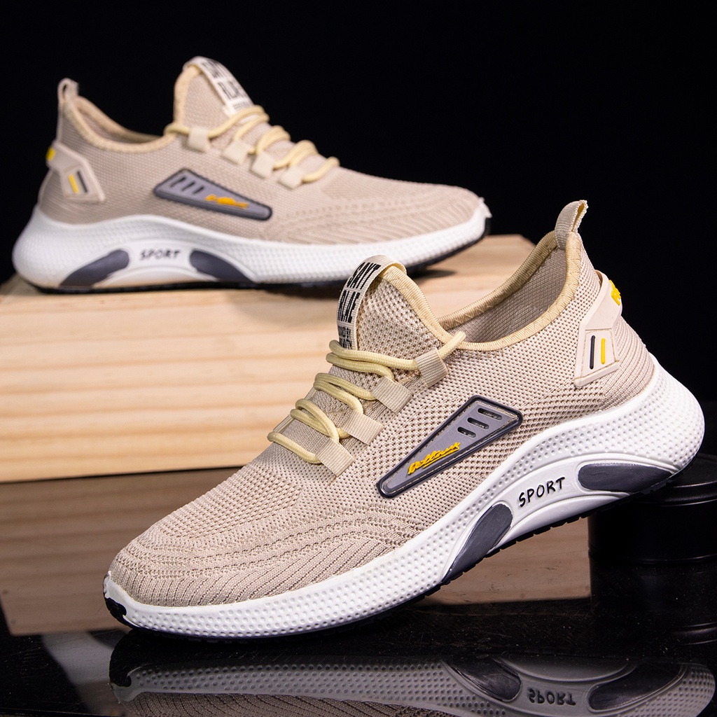 Giày thể thao nam sneaker cổ cao chất liệu vải màu đen đế cao cao cấp độn đế đẹp bảo hành 1 năm TH05 TIMAN