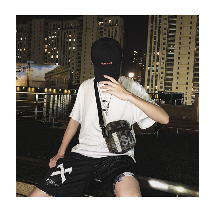 Túi đeo chéo vuông mini phối dạ quang thiết kế đeo chéo ,đeo vai chống nước tiện lợi | BigBuy360 - bigbuy360.vn