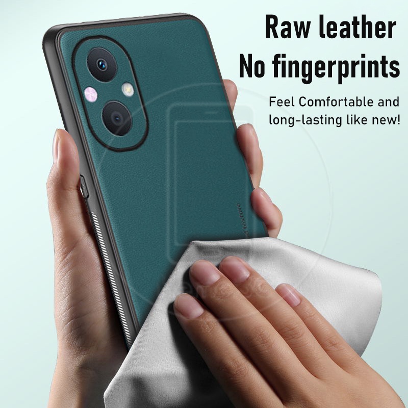 Ốp Điện Thoại PC + Da PU Thời Trang Sang Trọng Cho Oppo Reno 7 7Z 6 5 Pro Reno7 Reno7Z 5G