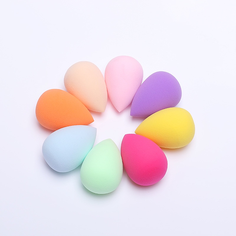 Mút Tán Kem Nền, Kem Che Khuyết Điểm Cho Mặt, Màu Pastel Xinh Xắn, Bông Phấn Mềm Mịn, Dễ Tán, Thấm Nước, Dễ Dàng Vệ Sinh