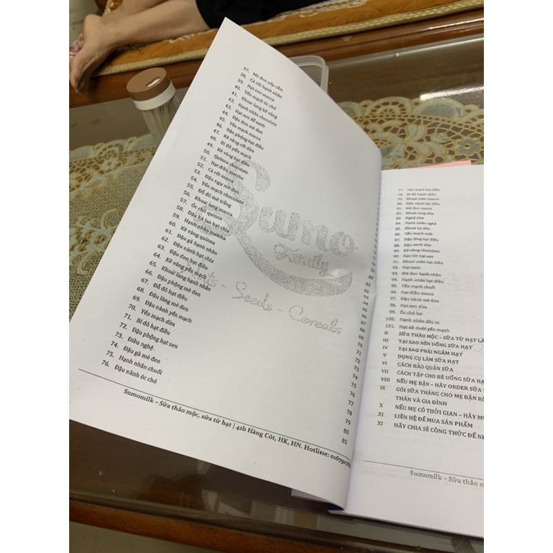 Công thức làm sữa hạt