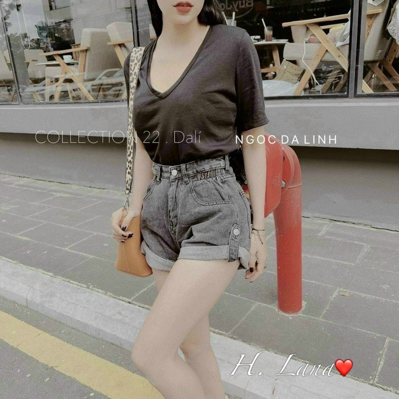 Mã 026-9037- 8439 QUẦN SÓC BÒ CHUN EO - KÈM ĐAI ĐEN