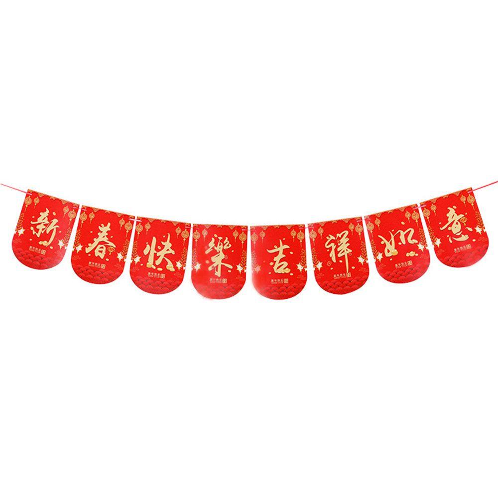 Cờ Treo Trang Trí Năm Mới 2022 Phong Cách Trung Hoa