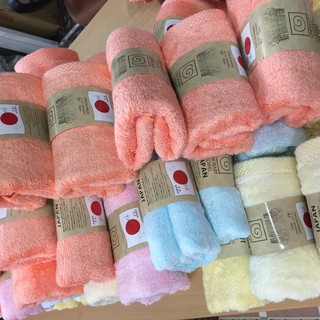Combo 6 khăn mặt sợi tre UNOBABY
