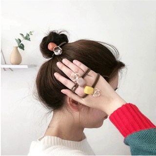 Dây buộc tóc dây chun cột tóc đính đá dễ thương kep.vn