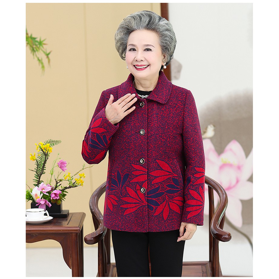 Áo khoác cho người già, cho bà, khoác nhài